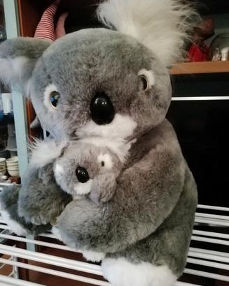 Peluche koala con il suo cucciolo