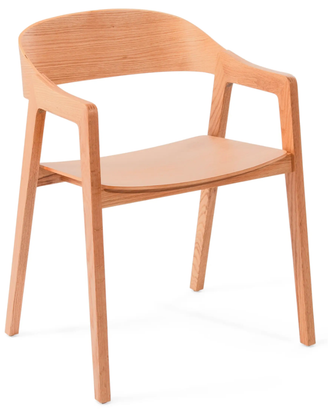 Sedia scandinava legno rovere set 8 sedie nordica