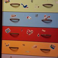 cassettiera colorata bambini 