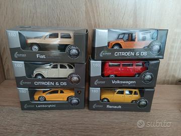 Lotto 6 Modellini Auto  Super9 Scale Mode