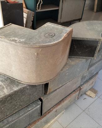 Condotte, canale in lamiera per areazione 