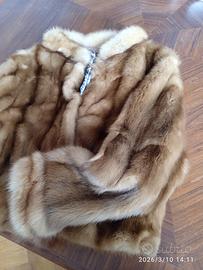 giacca pelliccia di zibellino 