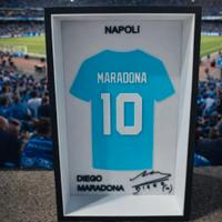 Cornice Maglia Maradona Napoli 10