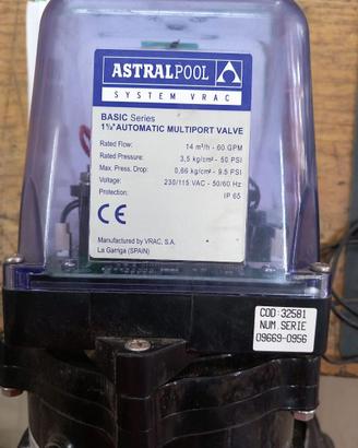 Valvola Selettrice Automatica Astralpool