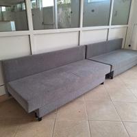 divano letto grigio IKEA