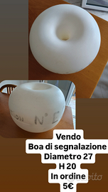 Catena ormeggio e boa di segnalazione