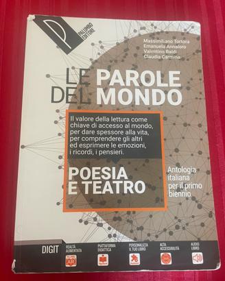 Libro antologia “le parole del mondo poesia teatr