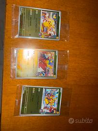 Trio Pikachu promo giapponese 260/261/289