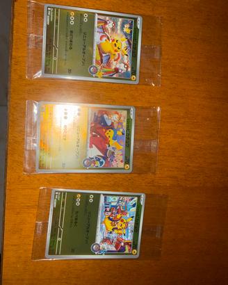 Trio Pikachu promo giapponese 260/261/289