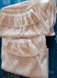 Tende ecru larg. 210 h. 285 cm