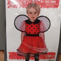 Costume carnevale coccinella - 12/18 mesi