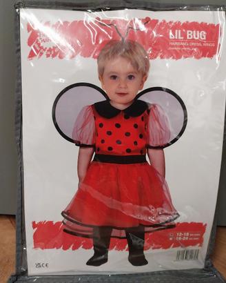 Costume carnevale coccinella - 12/18 mesi