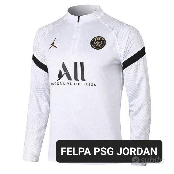 Felpa jordan store bianca e nera