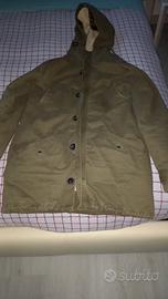 giubbino lungo TG s/m colore verde 