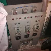 Coppia pannelli/quadri elettrici vintage