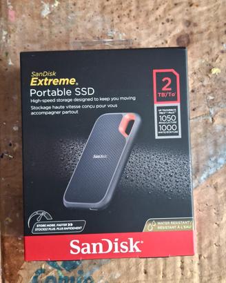SanDisk Extreme portable ssd 2Tb