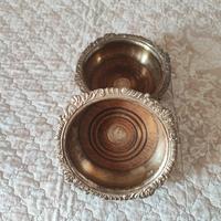 coppia di svuotatasche argentate