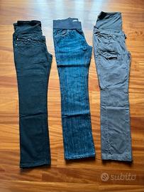 3 Pantaloni Prenatal Premaman  - NUOVI