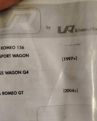 gancio traino Alfa 156