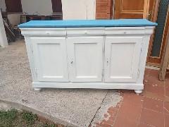 credenza provenzale rustica laccata shabby chic 