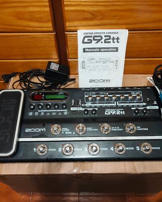 multiefetto chiatarra zoom g9.2tt valvolare