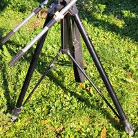 treppiede Manfrotto con testa fluida