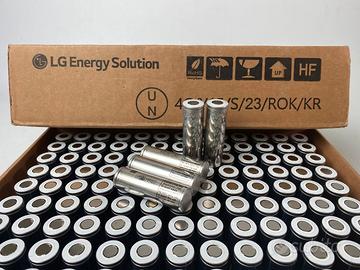 Celle litio LG 21700 e 18650 M58T P45B reclaimed 