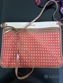 Borsa a mano tracolla Axel beige arancione