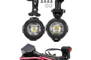 2 Fari moto led ducati bmw yamaha honda cablaggio