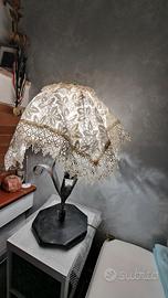 lampada in ferro battuto