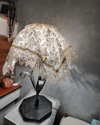 lampada in ferro battuto