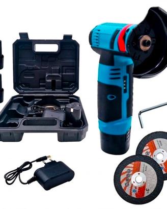 flex smerigliatrice 2 batterie 12v 1.5ah 19500rpm