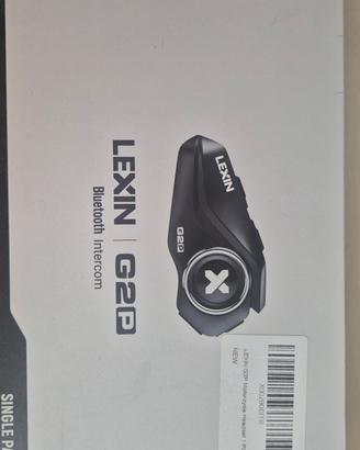 Interfono Moto Lexin G2P nuovo mai usato