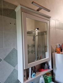 specchio contenitore bagno