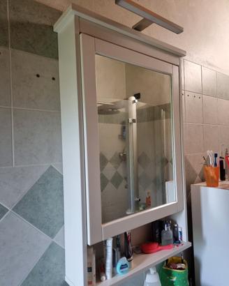 specchio contenitore bagno