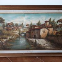 Dipinto ad olio su tela 120x60