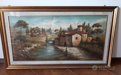 Dipinto ad olio su tela 120x60