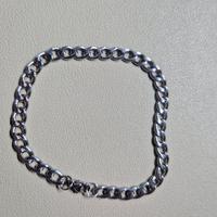 Braccialetto a catena colore argento – 21 cm