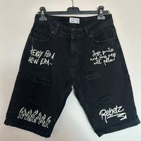 Pantaloncini Jeans terranova neri