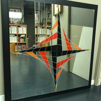 E. Carmi Specchio serigrafato anni 80