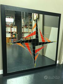 E. Carmi Specchio serigrafato anni 80