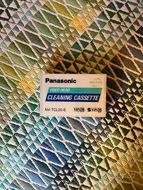 Panasonic cassetta pulizia testine VHS C S VHS C