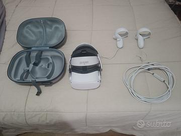 Meta Quest 2 + BoboVR + Cavo PC + Custodia rigida