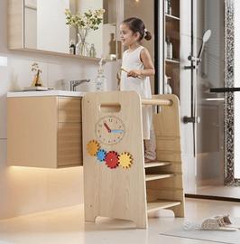 Torretta montessoriana 4 in 1 miltifunzionale