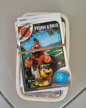 Carte da collezione film Rio con contenitore