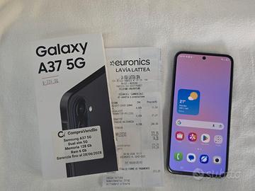 Samsung Galaxy A37 5G 128GB 6GB RAM Nero in Garanz