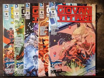 "Giovani Titani" - Numeri 4, 5, 6, 7, 8