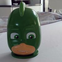 Salvadanaio a forma di Gekko dei Super Pigiamini