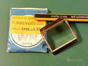 Seiko Re0v08ge S Vetro Crystal Glass Uhrenglas Ver
