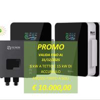 impianto fotovoltaico da 6 kW con 15 kW accumulo 